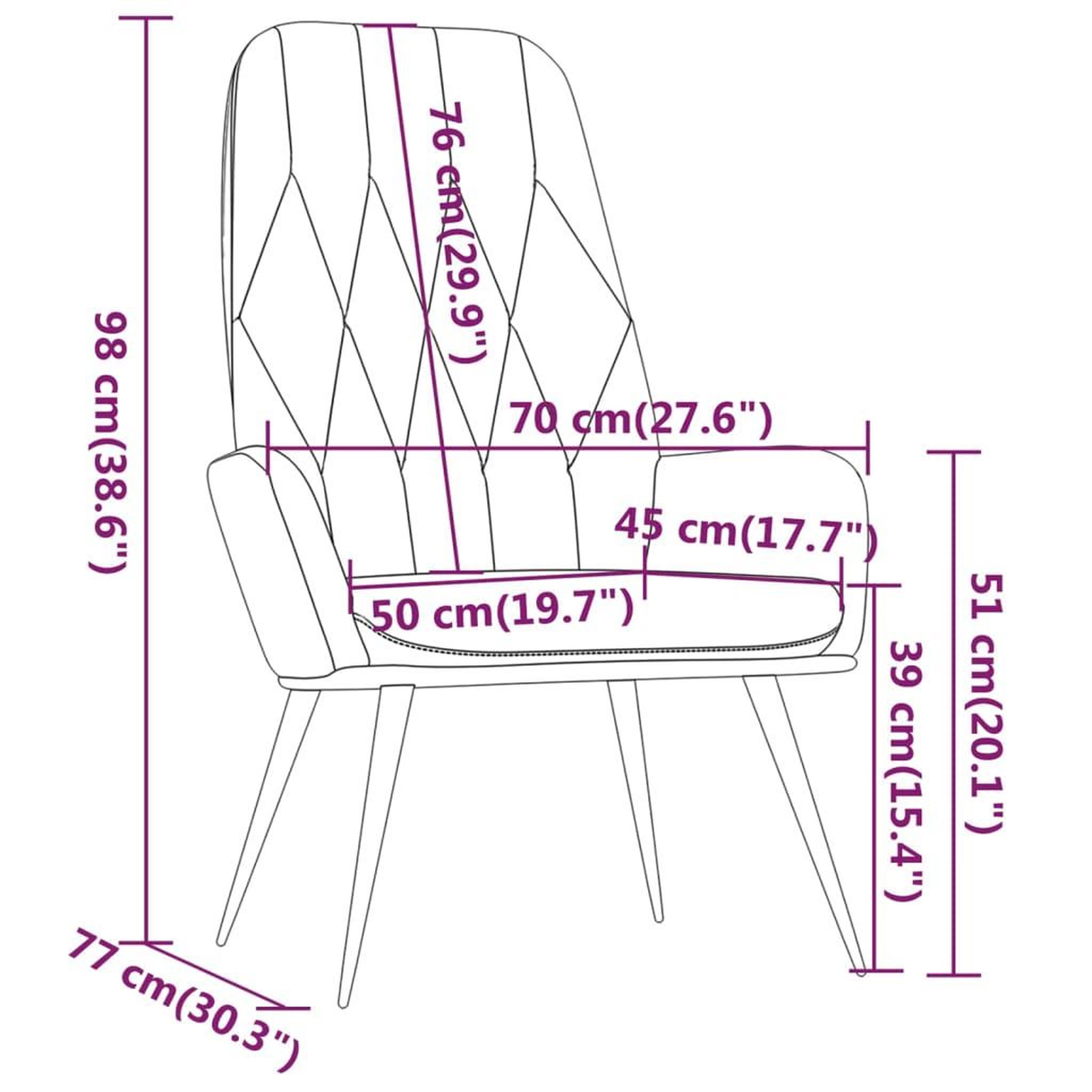 Voir la diapositive 6 : VIDAXL Chaise de relaxation Vert fonce Velours