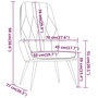 Voir la diapositive 6 : VIDAXL Chaise de relaxation Vert fonce Velours