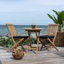 Voir la diapositive 3 : HOUSE NORDIC 2 Chaises de jardin TOLEDO avec coussin