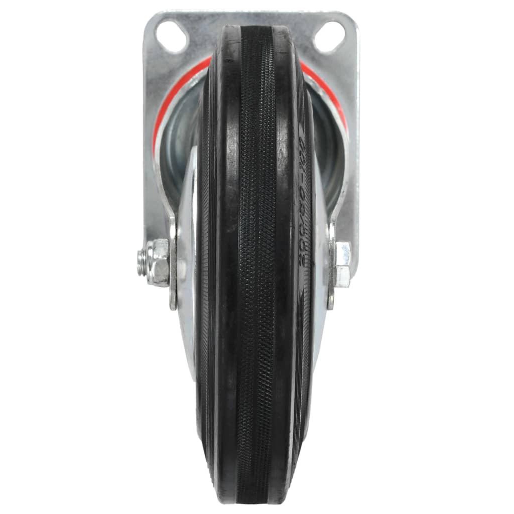 Voir la diapositive 5 : VIDAXL Roulettes pivotantes 4 pcs 200 mm