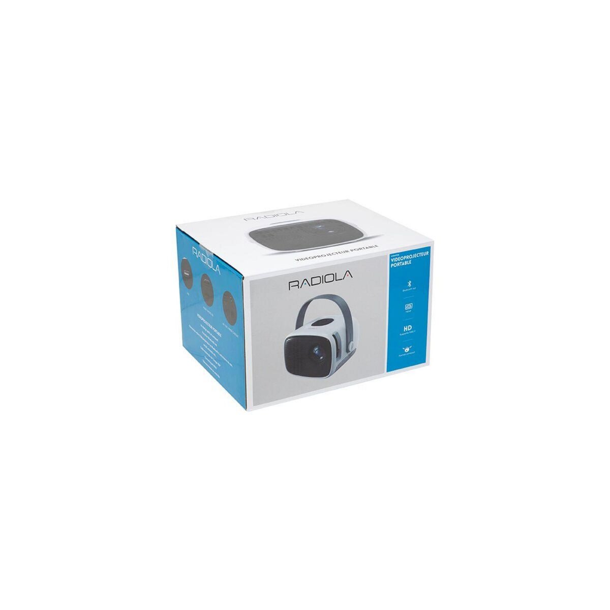 RADIOLA Mini vidéoprojecteur GMRAVP100 HD Blanc