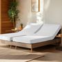 Voir la diapositive 1 : Sensei Maison Drap housse en percale de coton pour lit articulé SOFT PERCALE