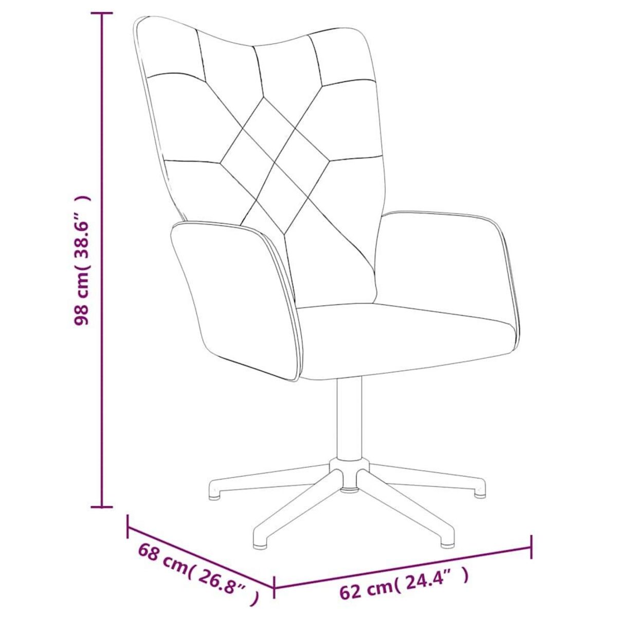 VIDAXL Chaise de relaxation Patchwork Tissu