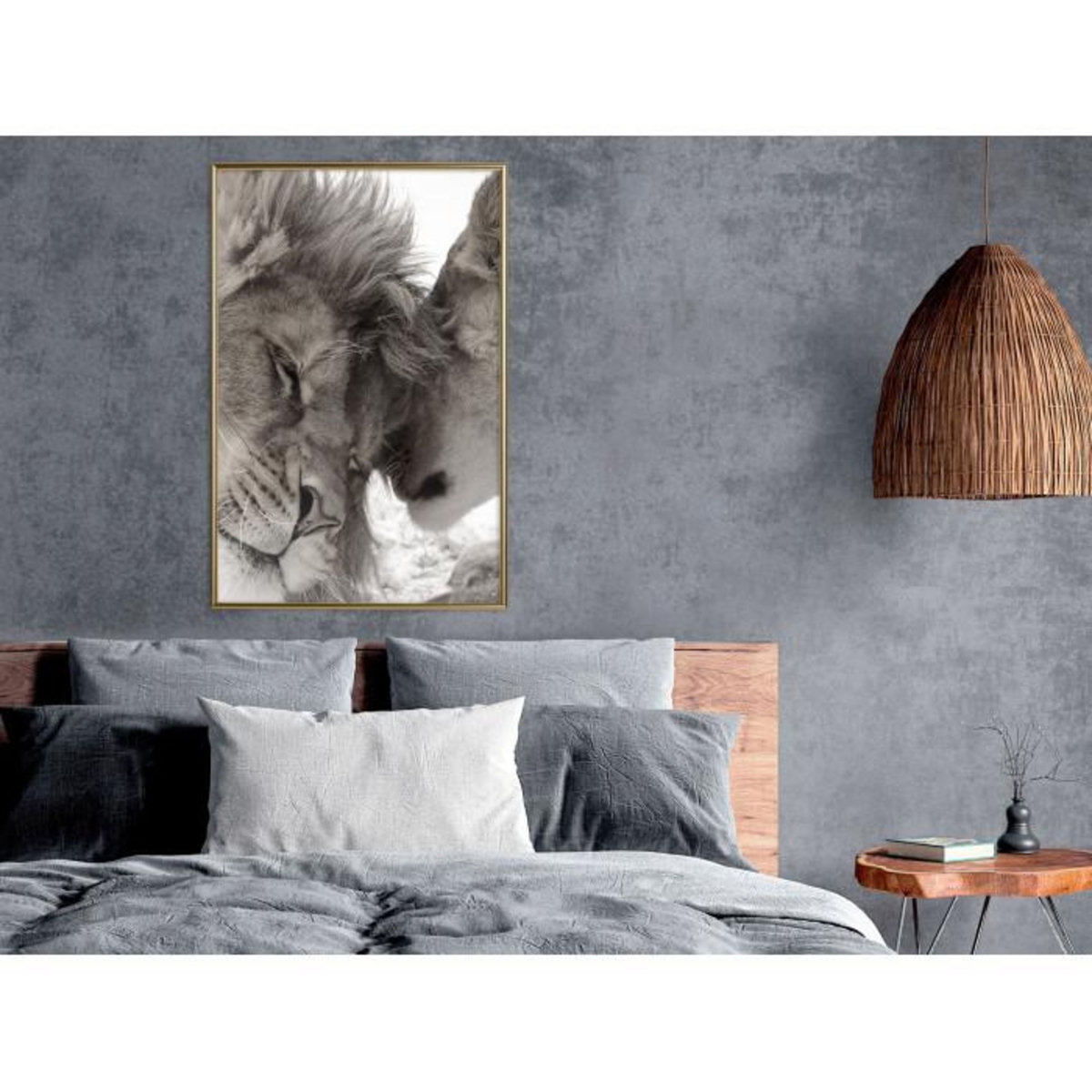 Paris Prix Affiche Murale Encadrée  Predatory Couple