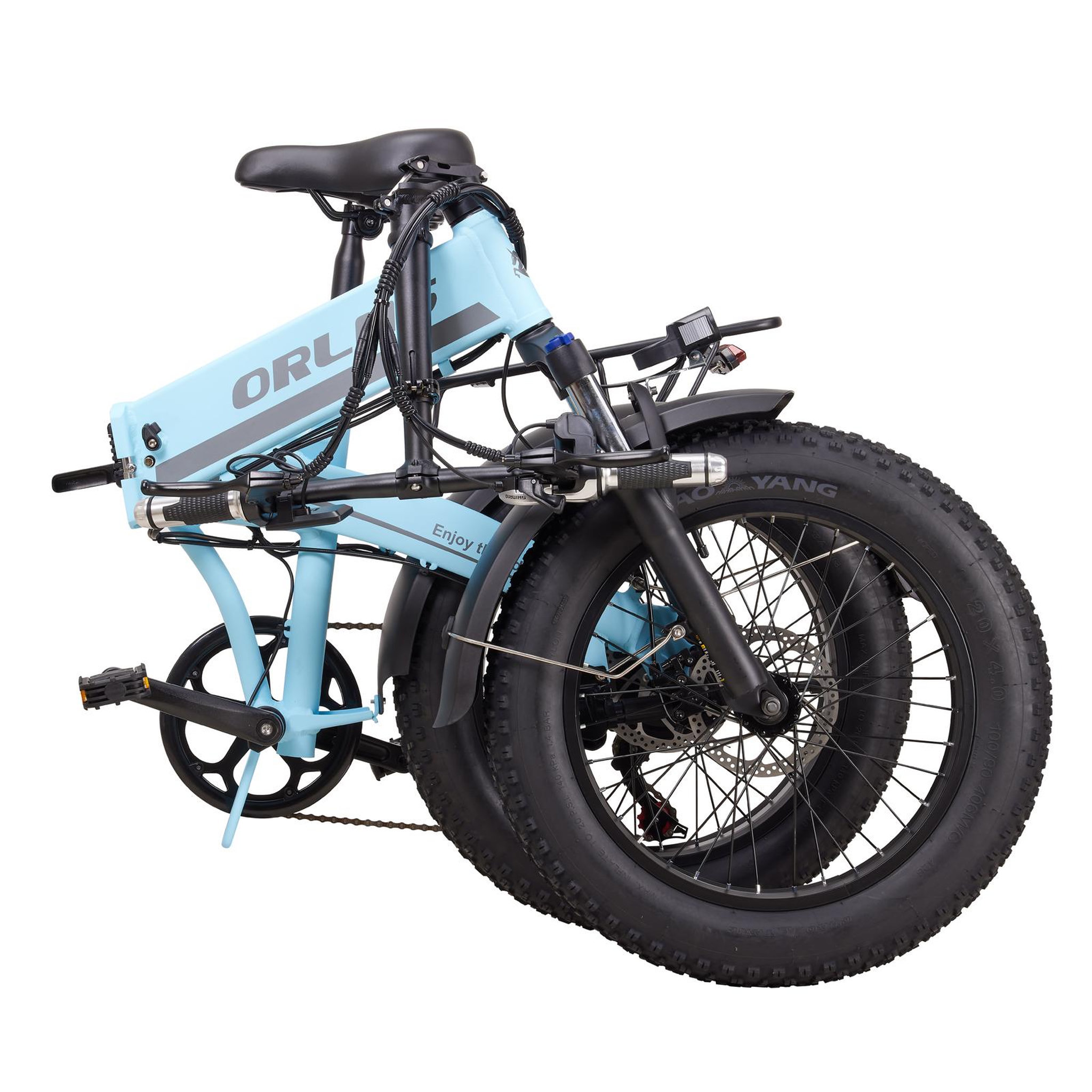 Voir la diapositive 2 : ORLMS Vélo électrique pliable ORLMS S9F