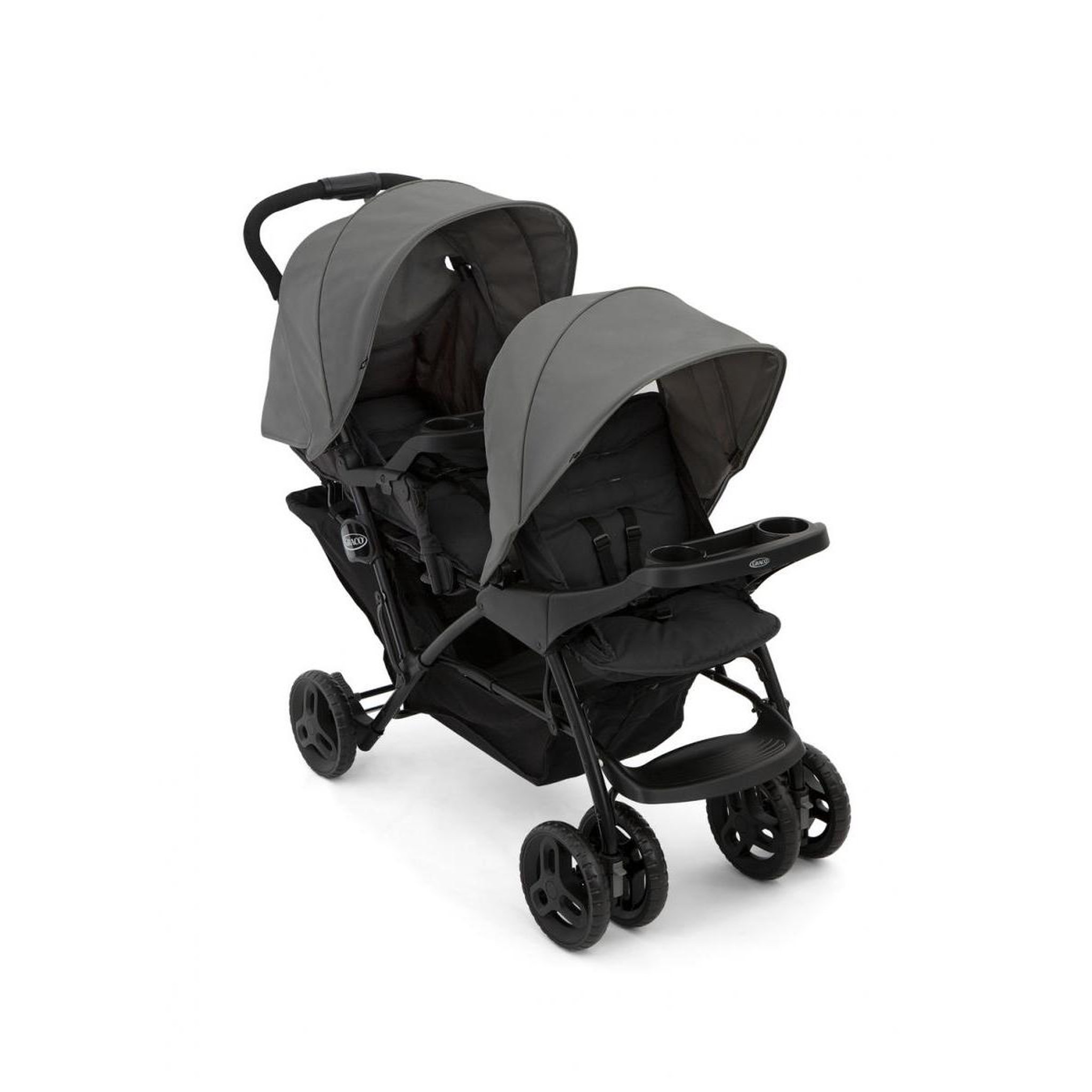 Voir la diapositive 1 : GRACO Poussette Double Stadium Duo Gris foncé