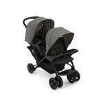 GRACO Poussette Double Stadium Duo Gris foncé