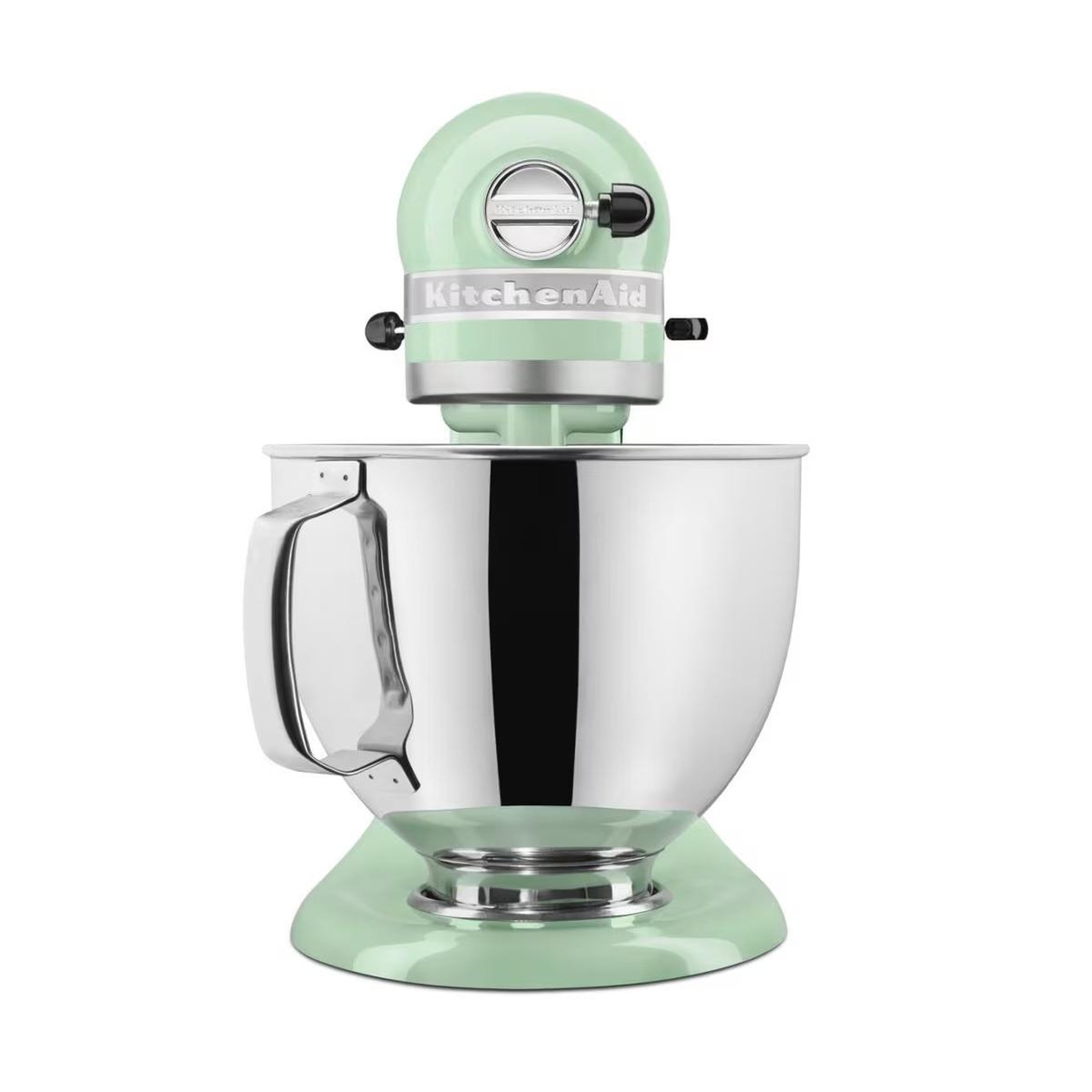 Voir la diapositive 3 : KitchenAid Robot pétrin 4.8l 300w macaron pistache - 5ksm125ept