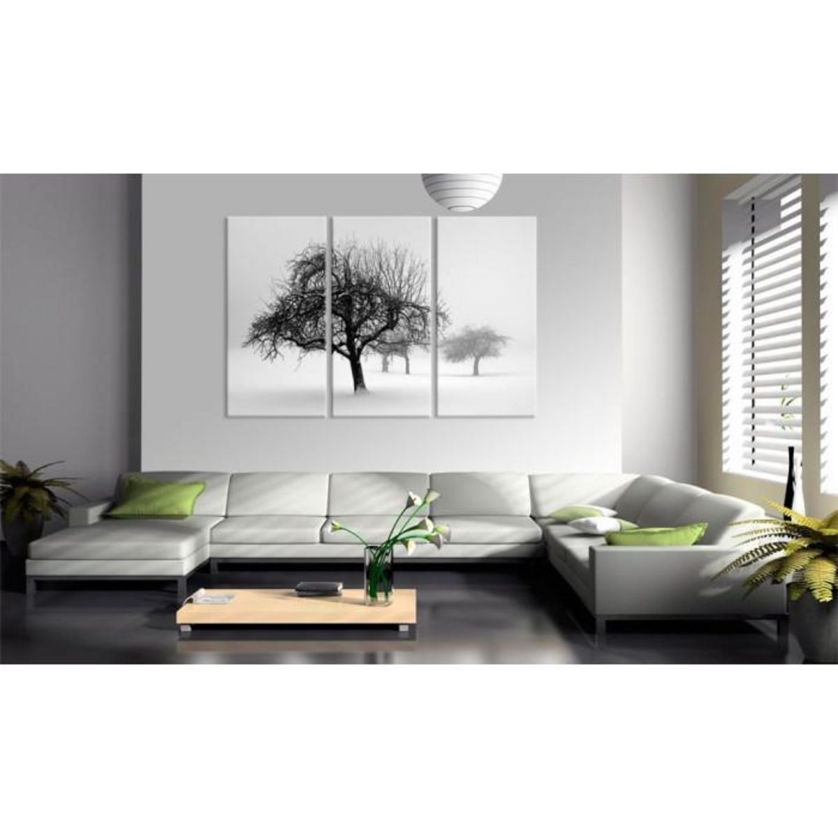 Paris Prix Tableau Imprimé  Arbres dans le Brouillard