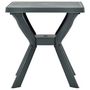 Voir la diapositive 2 : VIDAXL Table de bistro Vert 70x70x72 cm Plastique