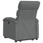 Voir la diapositive 4 : VIDAXL Fauteuil inclinable electrique gris fonce tissu
