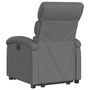 Voir la diapositive 4 : VIDAXL Fauteuil inclinable electrique gris fonce tissu