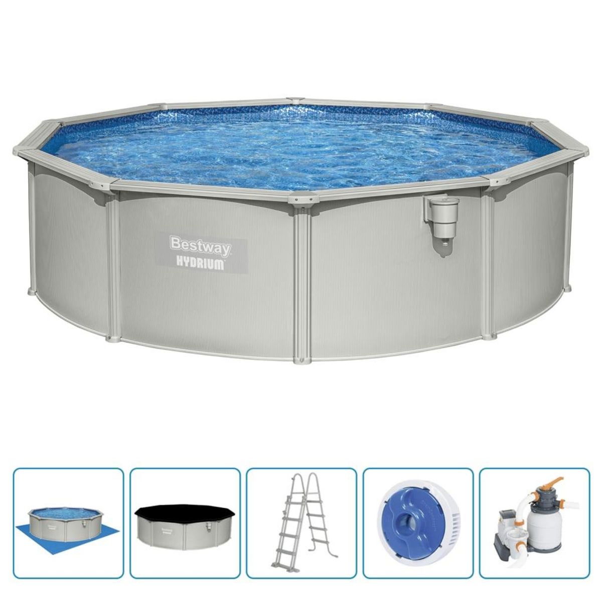 BESTWAY Bestway Ensemble de piscine Hydrium 460x120 cm