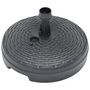 Voir la diapositive 4 : VIDAXL Socle de parasol rempli de sable/d'eau 20 L Plastique rotin