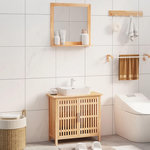 VIDAXL Ensemble de meubles de salle de bain 2 pcs Bois massif de noyer