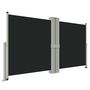 Voir la diapositive 2 : VIDAXL Auvent lateral retractable Noir 140x1200 cm