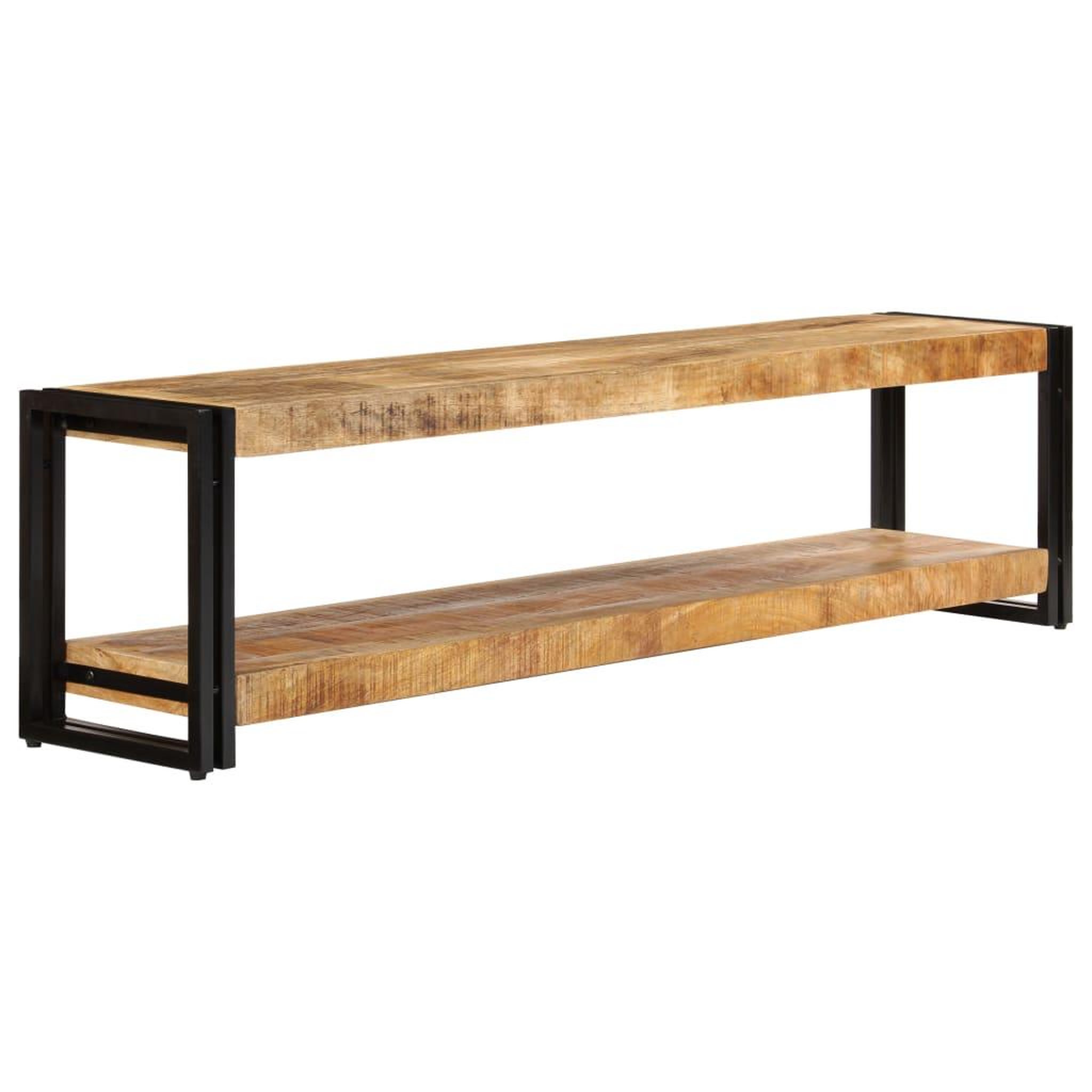 Voir la diapositive 4 : VIDAXL Meuble TV 150x30x40 cm Bois massif de manguier