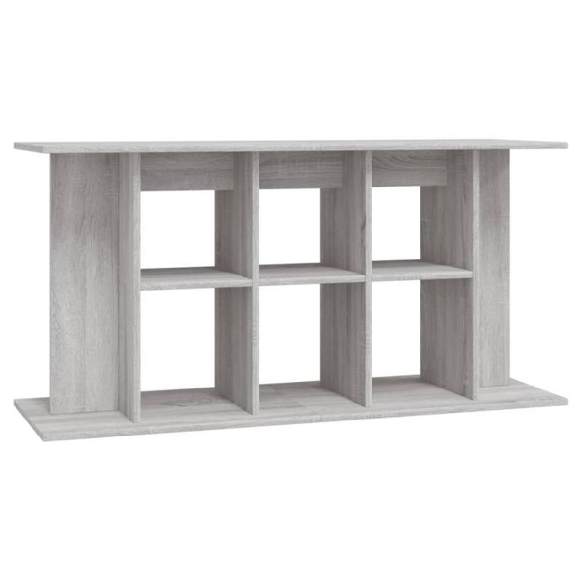 VIDAXL Support pour aquarium sonoma gris 120x40x60cm bois d ingénierie