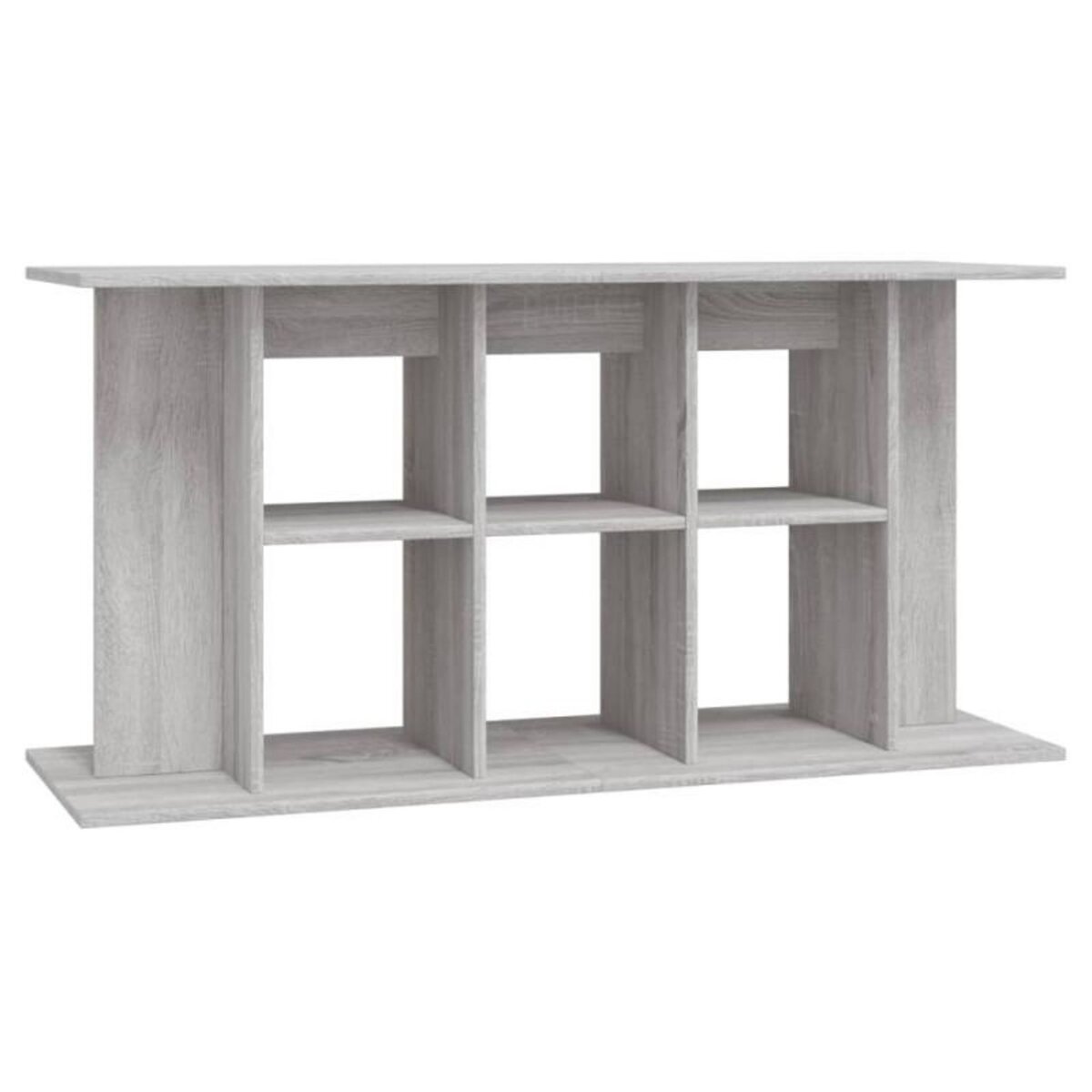 VIDAXL Support pour aquarium sonoma gris 120x40x60cm bois d ingénierie