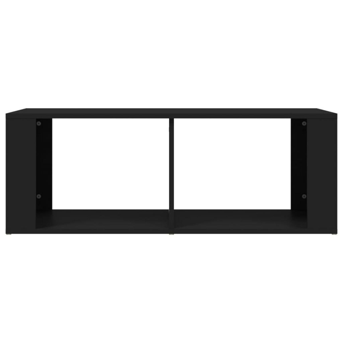 VIDAXL Table basse Noir 100x50x36 cm Bois d'ingenierie