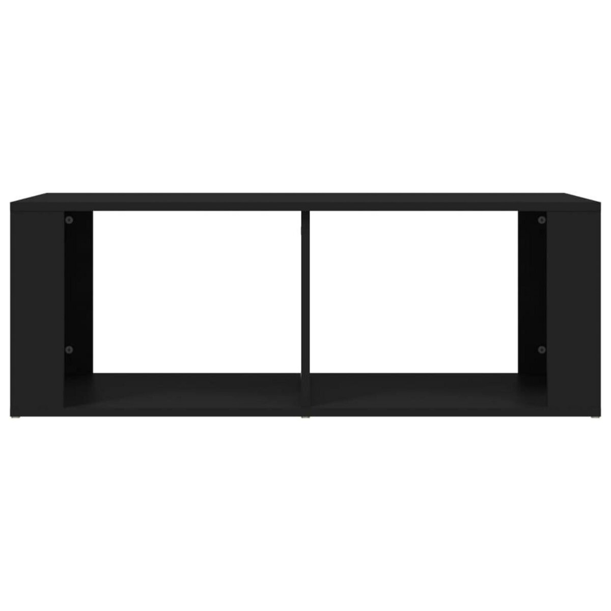 VIDAXL Table basse Noir 100x50x36 cm Bois d'ingenierie