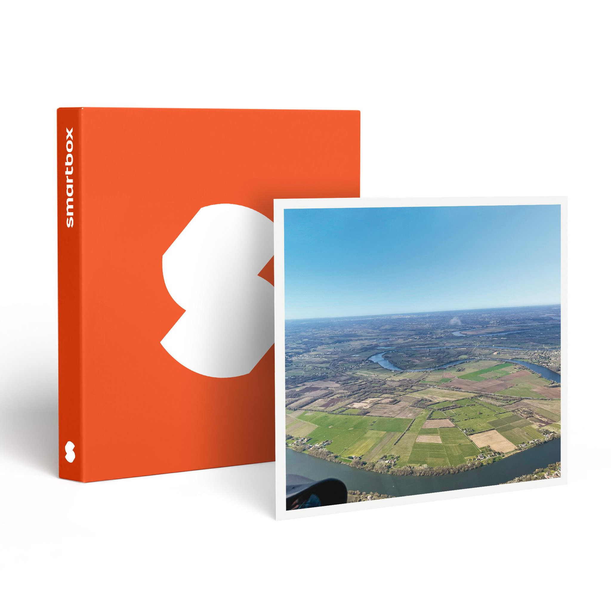 Smartbox Vol en hélicoptère de 20 min au-dessus de saint-émilion - coffret cadeau sport & aventure