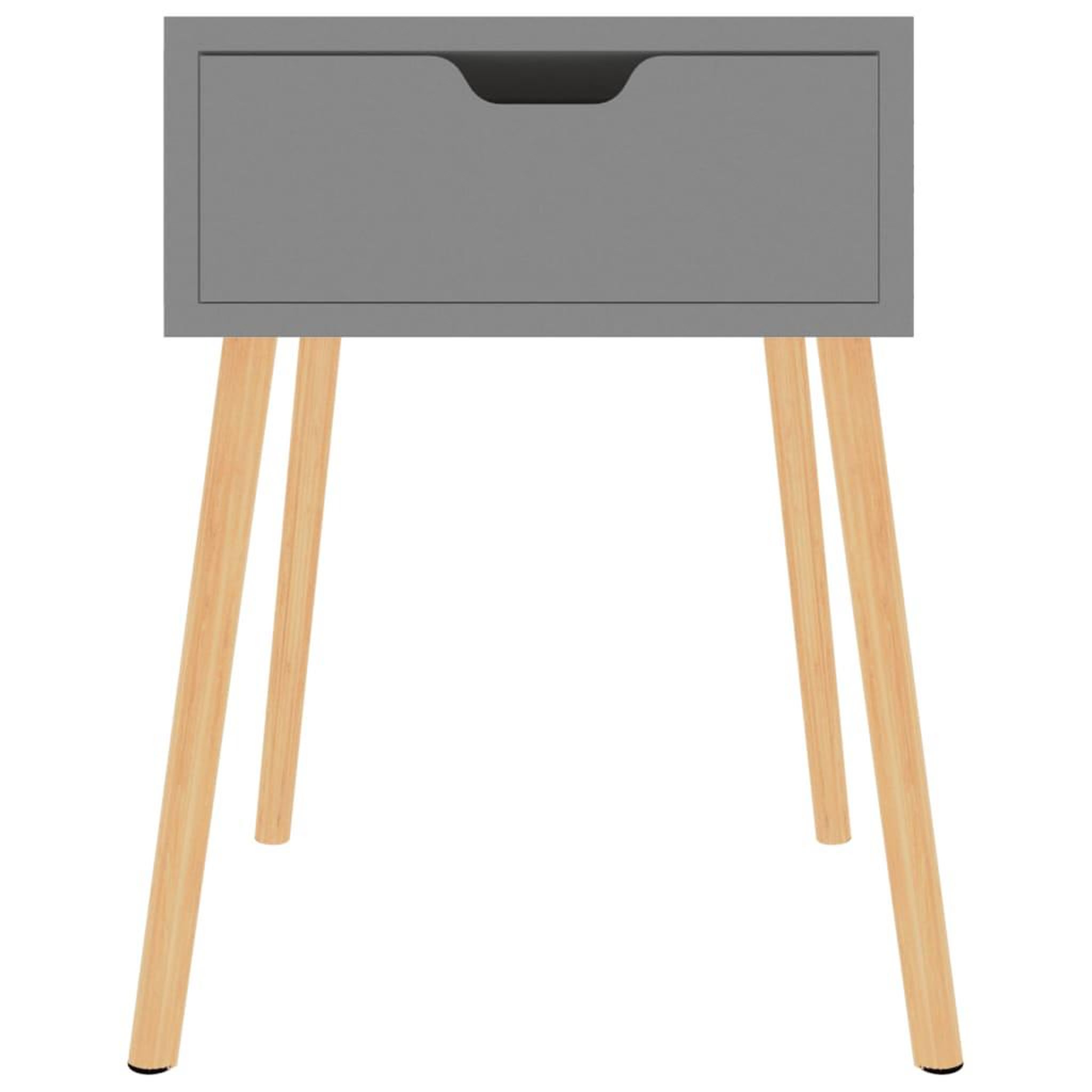 Voir la diapositive 3 : VIDAXL Tables de chevet 2 pcs Gris 40x40x56 cm Bois d'ingenierie
