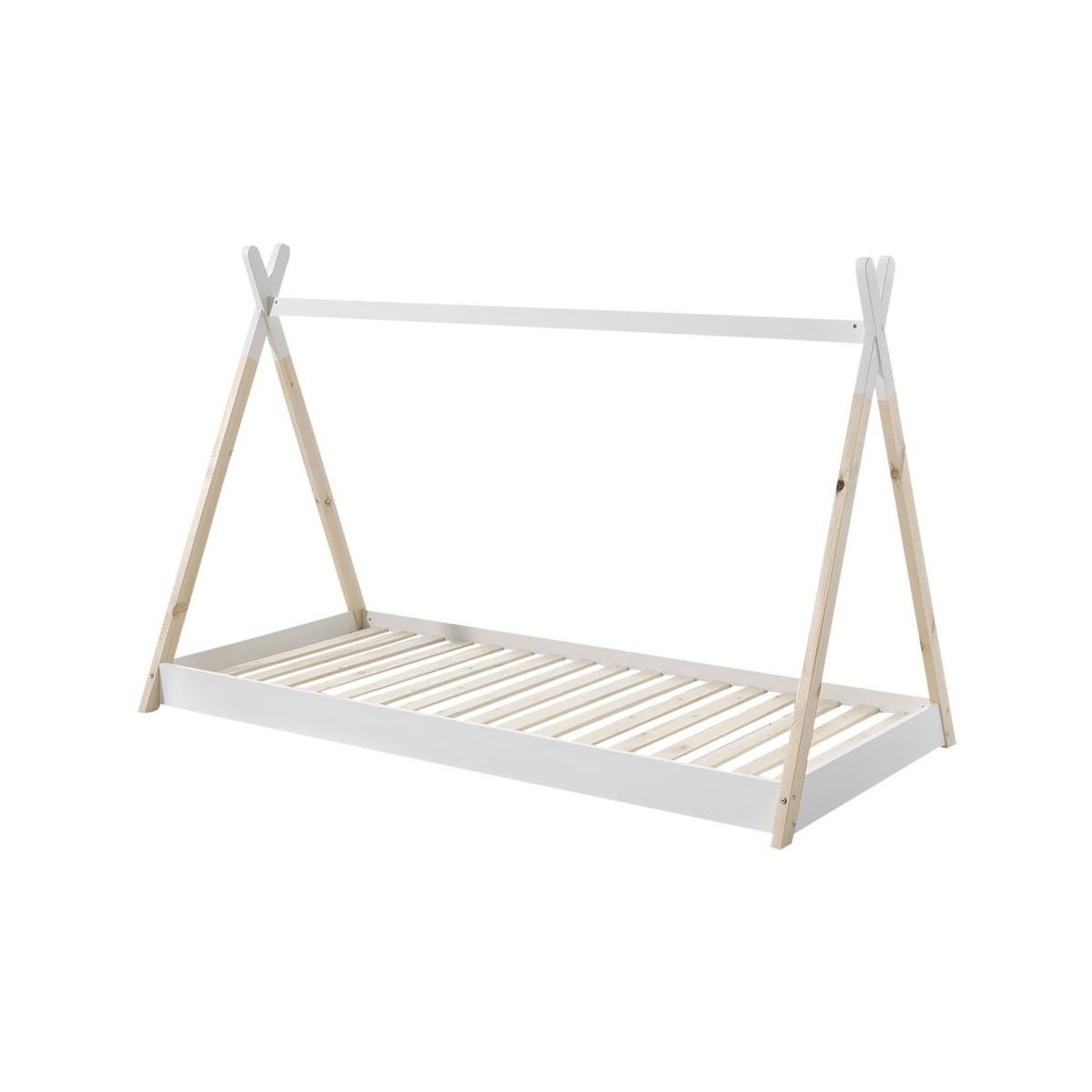 Paris Prix Lit enfant design  tipi  90x200cm blanc