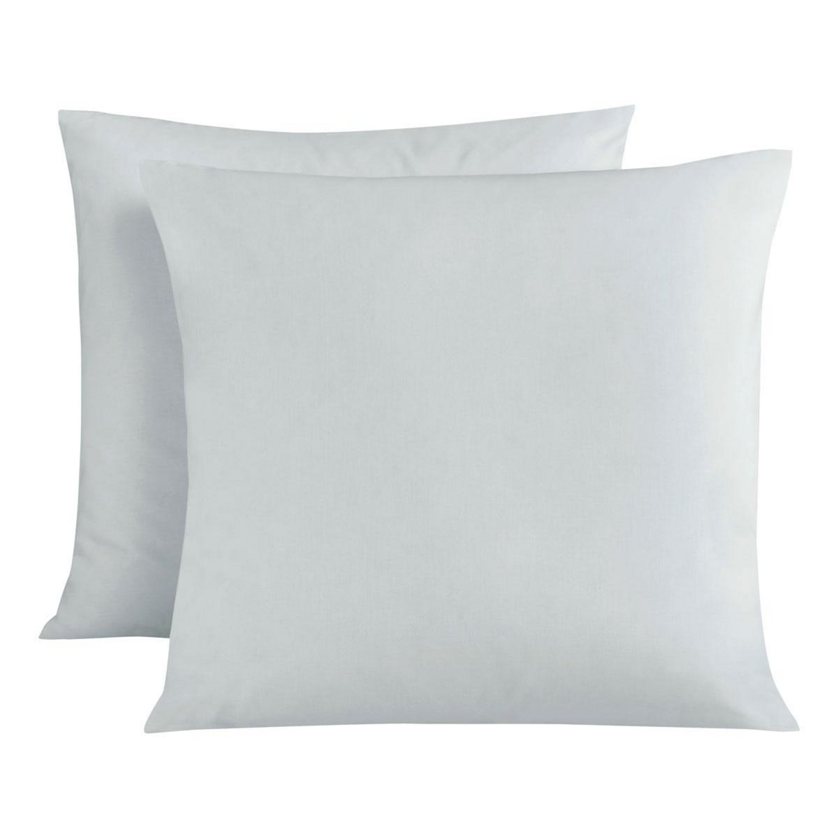 DODO Lot de 2 taies d'oreiller Coton BIO Vert d'eau