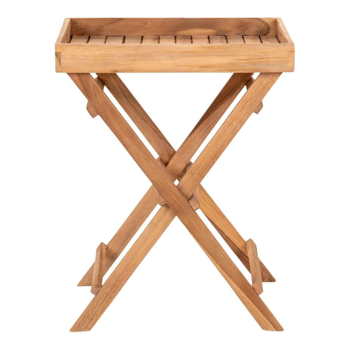 HOUSE NORDIC Table de jardin pliante RONDA avec plateau