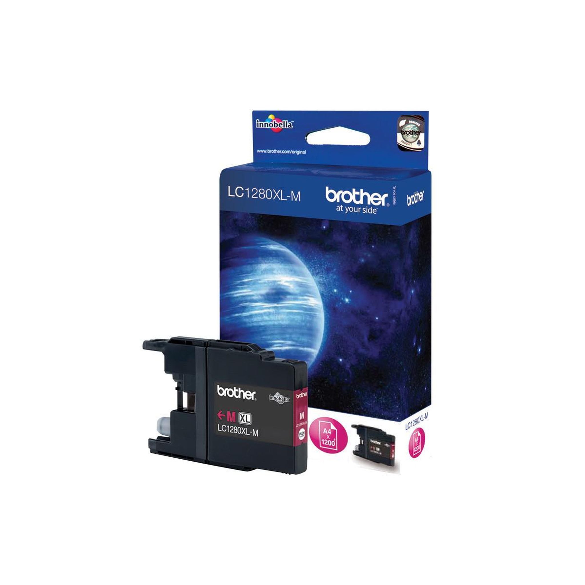 Voir la diapositive 2 : Brother Brother LC1280XL Cartouche dencre Magenta