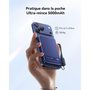 Voir la diapositive 2 : INIU Batterie nomade 5000 mAh magnet Qi2 MagPro slim bleu