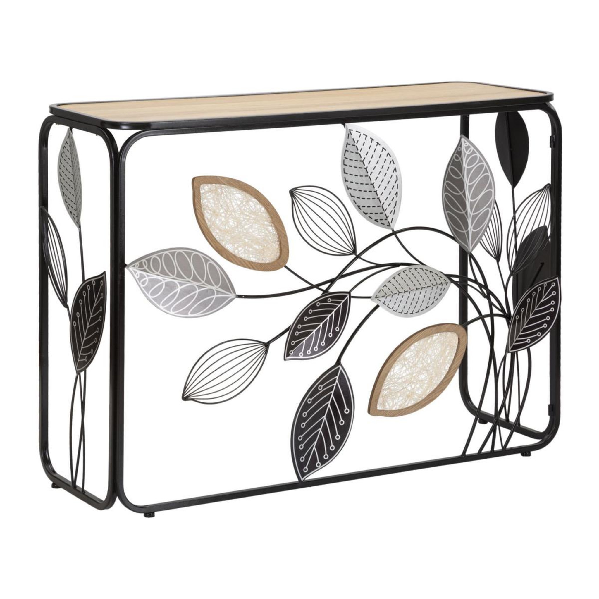 Paris Prix Console design en métal  automn  108cm multicolore