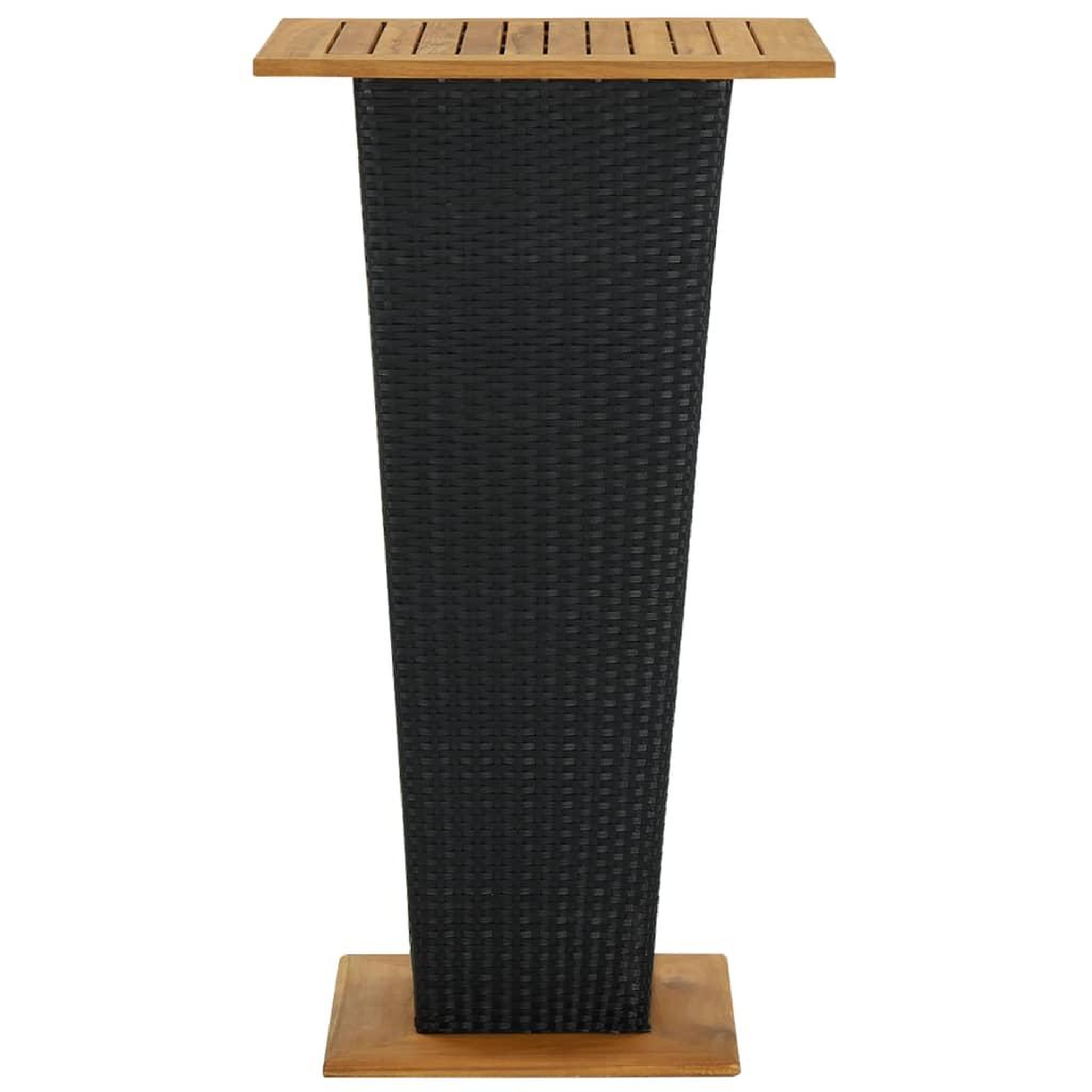Voir la diapositive 4 : VIDAXL Ensemble de bar de jardin 3 pcs Noir