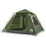 Voir la diapositive 2 : VIDAXL Tente de camping a dome 4 personnes vert liberation rapide