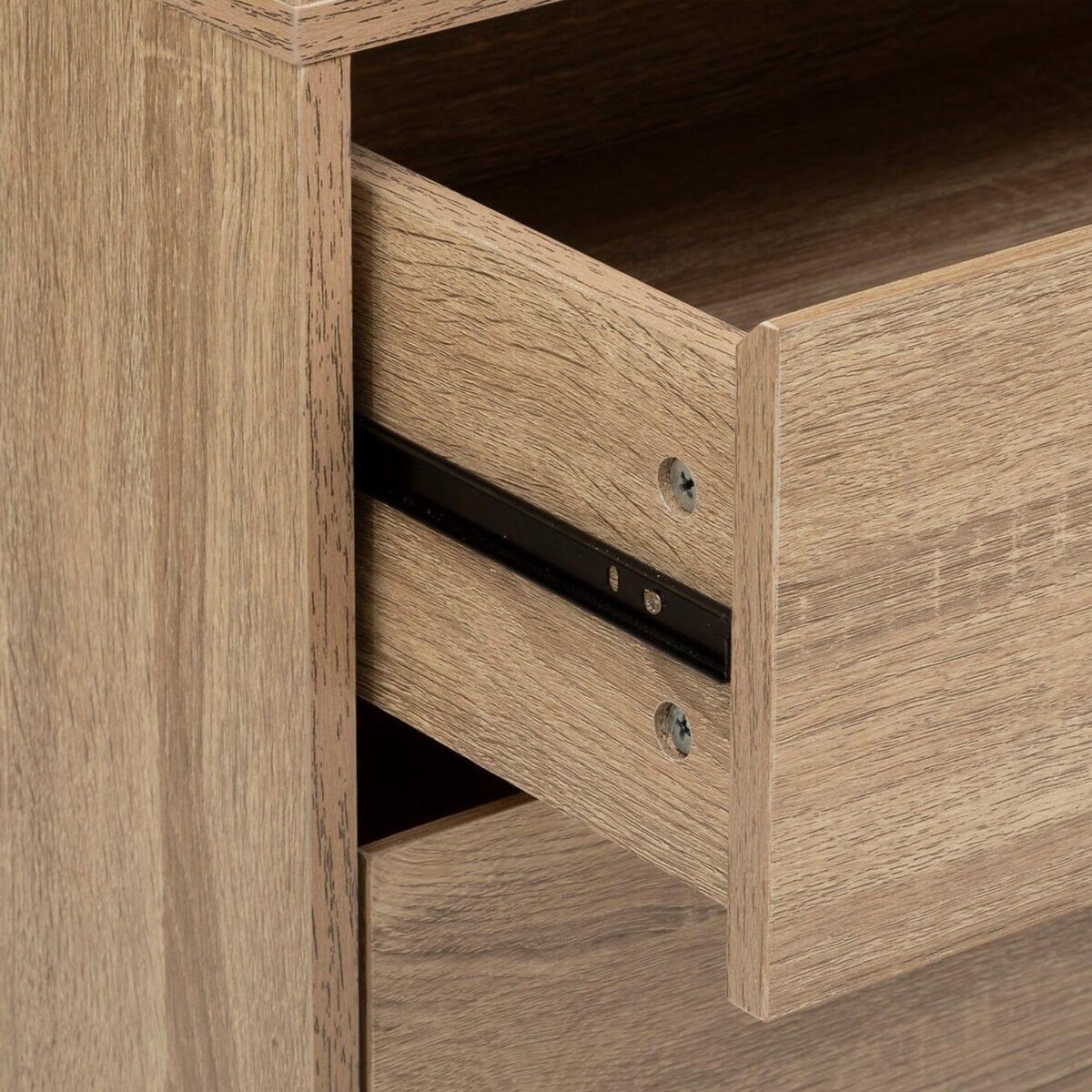 FIVE Dressing 3 tiroirs avec penderie - Beige