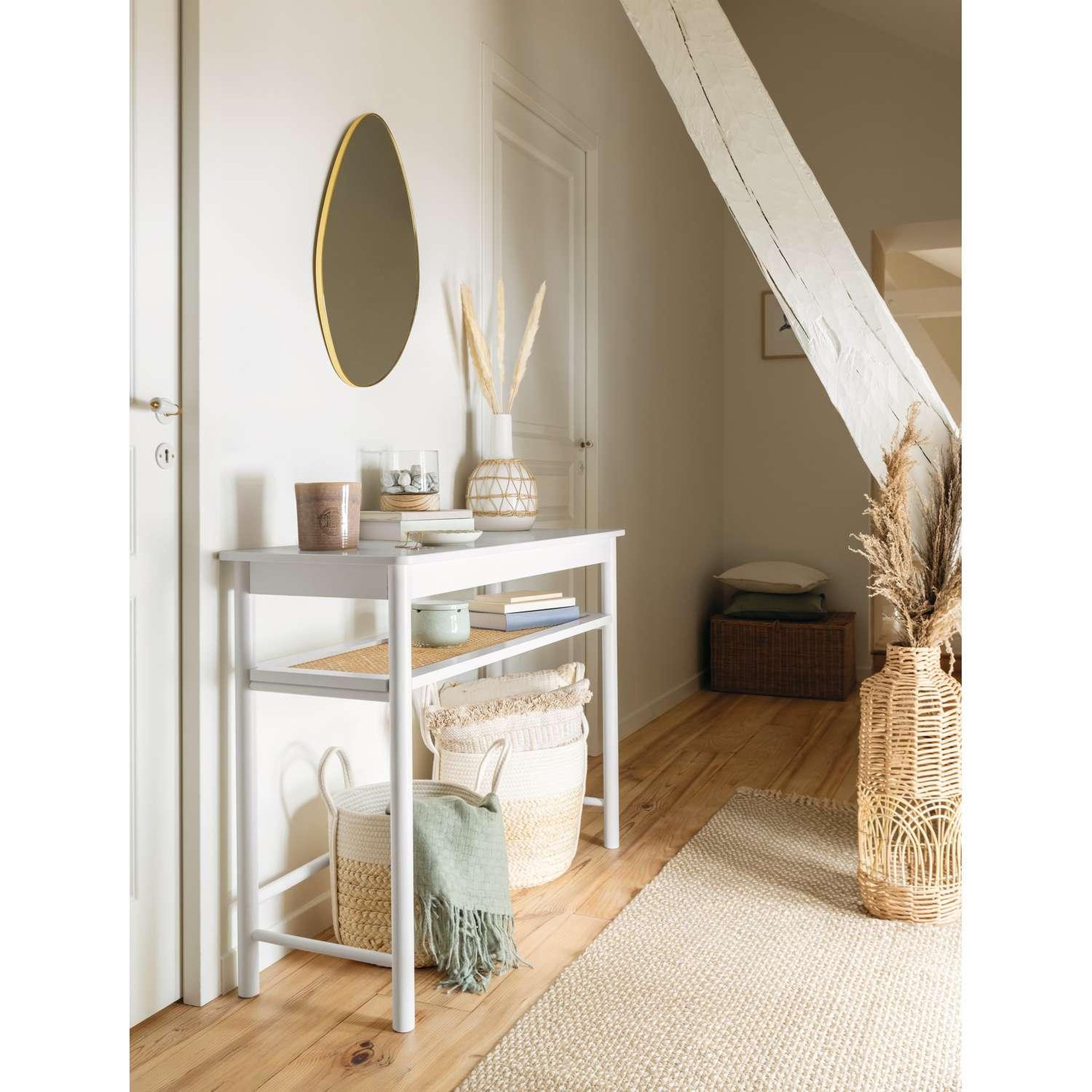Voir la diapositive 5 : ATMOSPHERA Miroir forme organique - 40 x 60 cm - Doré