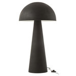Paris Prix Lampadaire Design  Champignon  95cm Noir Mat