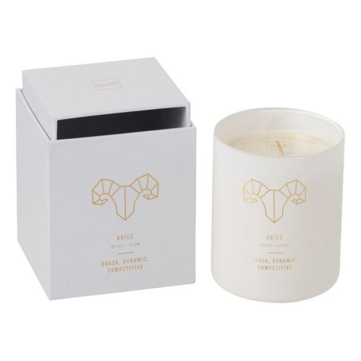 Paris Prix Bougie Parfumée  Bélier  10cm Sapphire Amber Tea