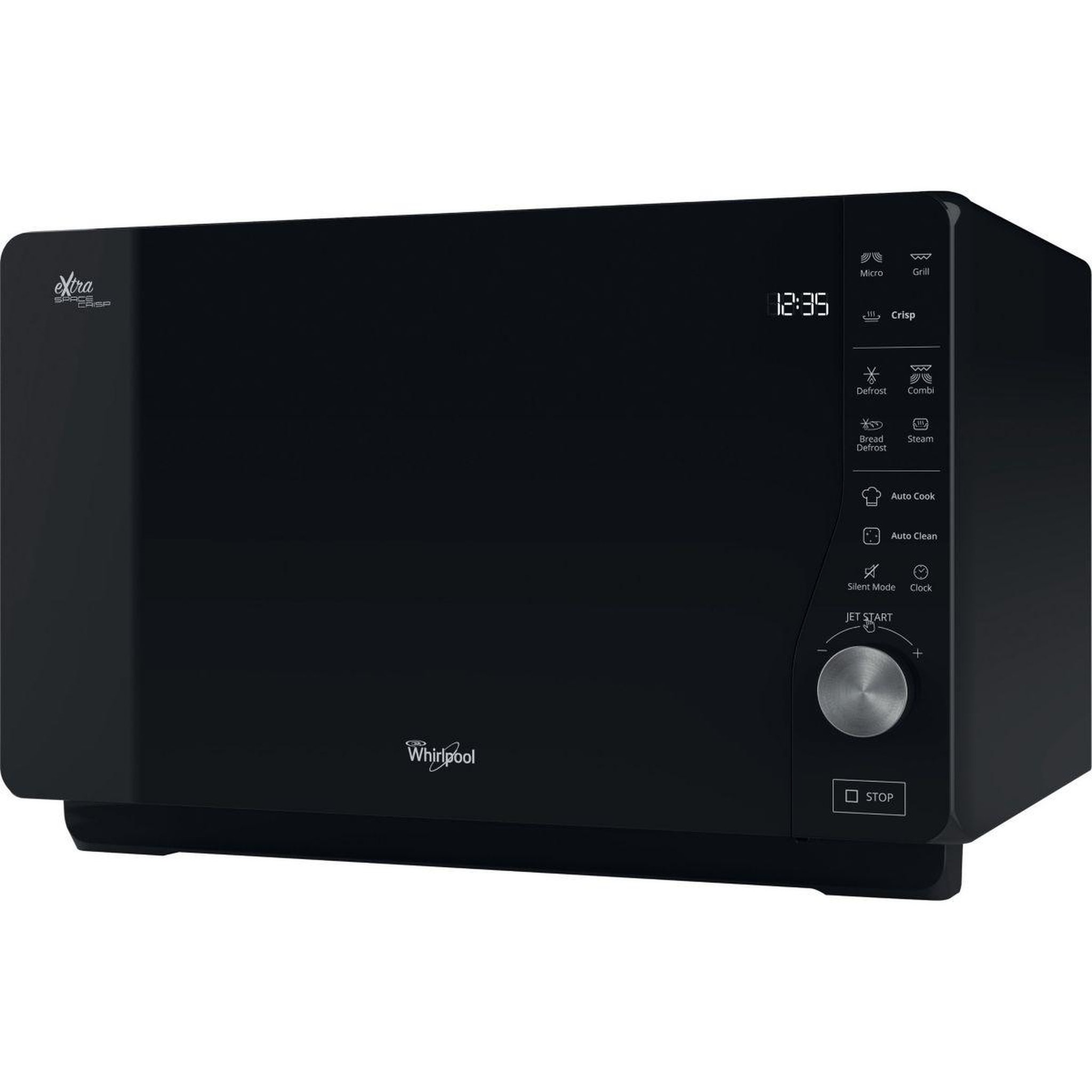 Voir la diapositive 2 : Whirlpool Micro ondes grill MWF427NB ExtraSpace crisp