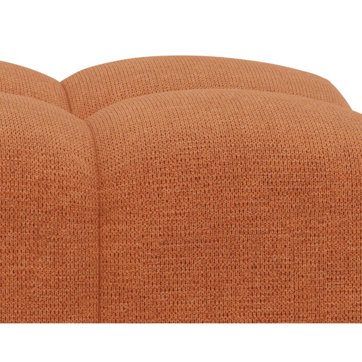 LISA DESIGN Adelaide - pouf en tissu texturé