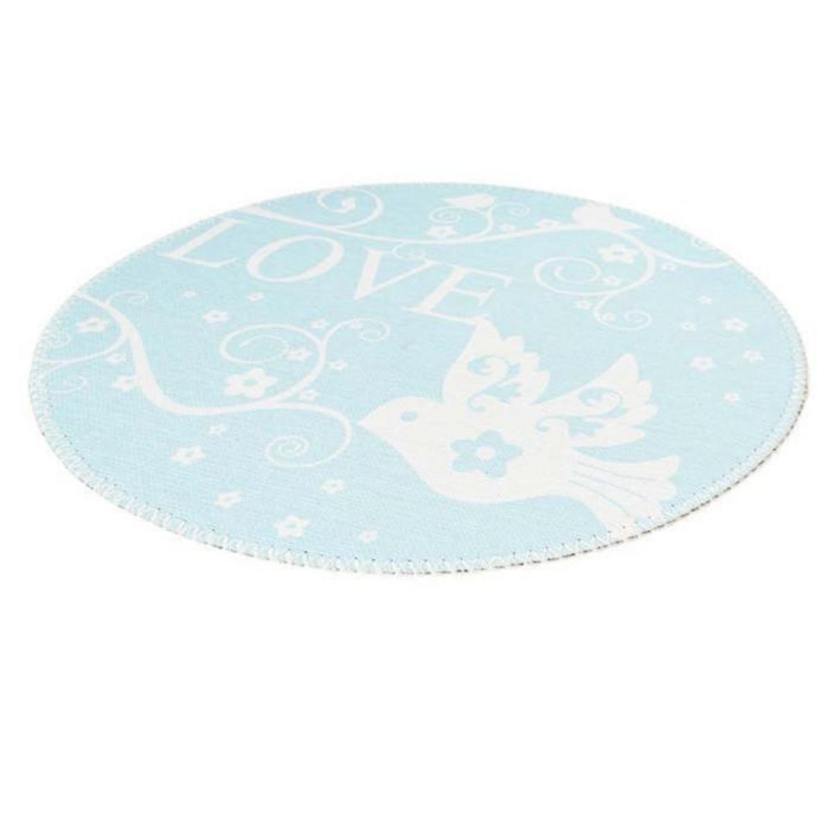 Paris Prix Tapis Rond Enfant Imprimé  Bambini VII  160cm Menthe