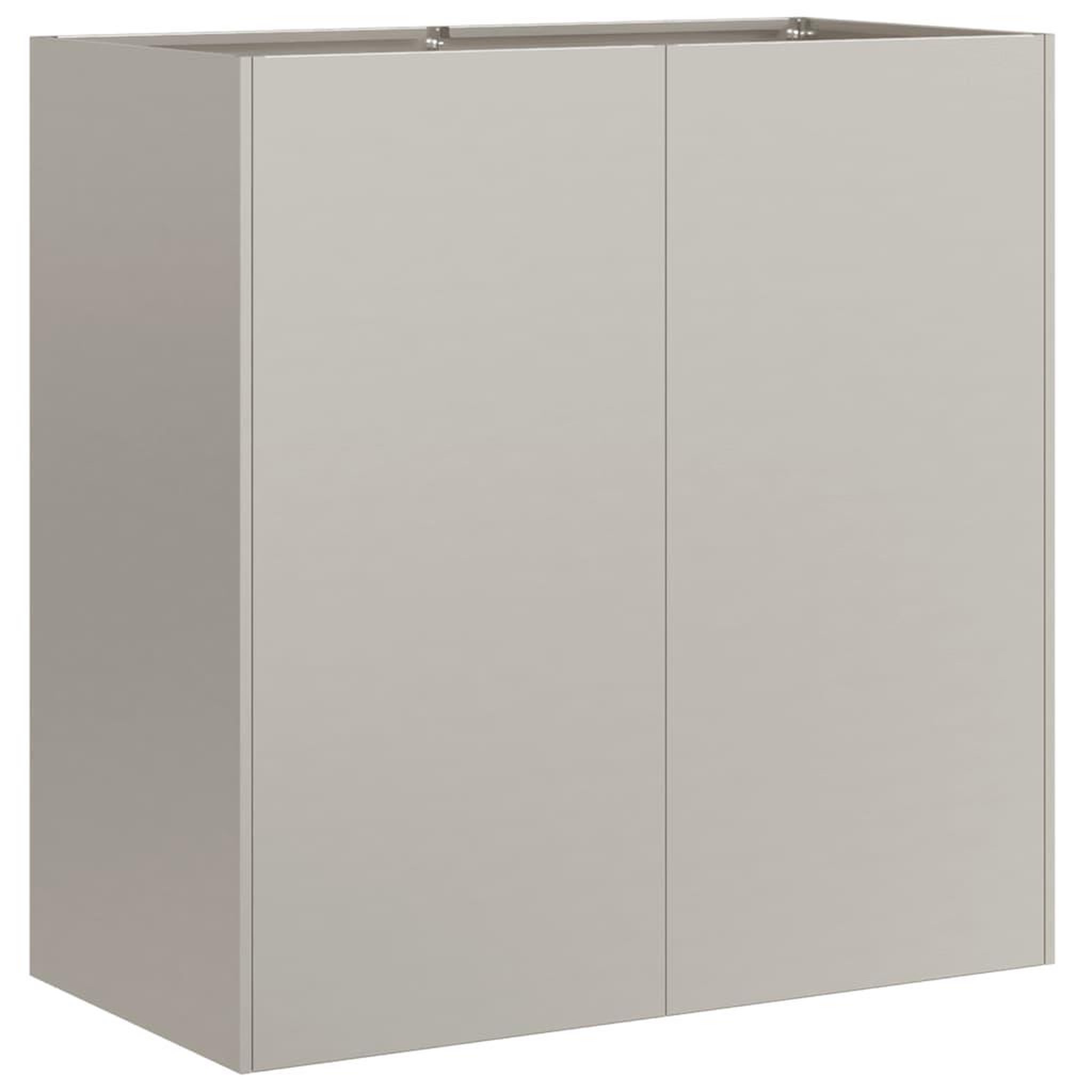 Voir la diapositive 4 : VIDAXL Jardiniere rouille 80x40x80 cm acier inoxydable