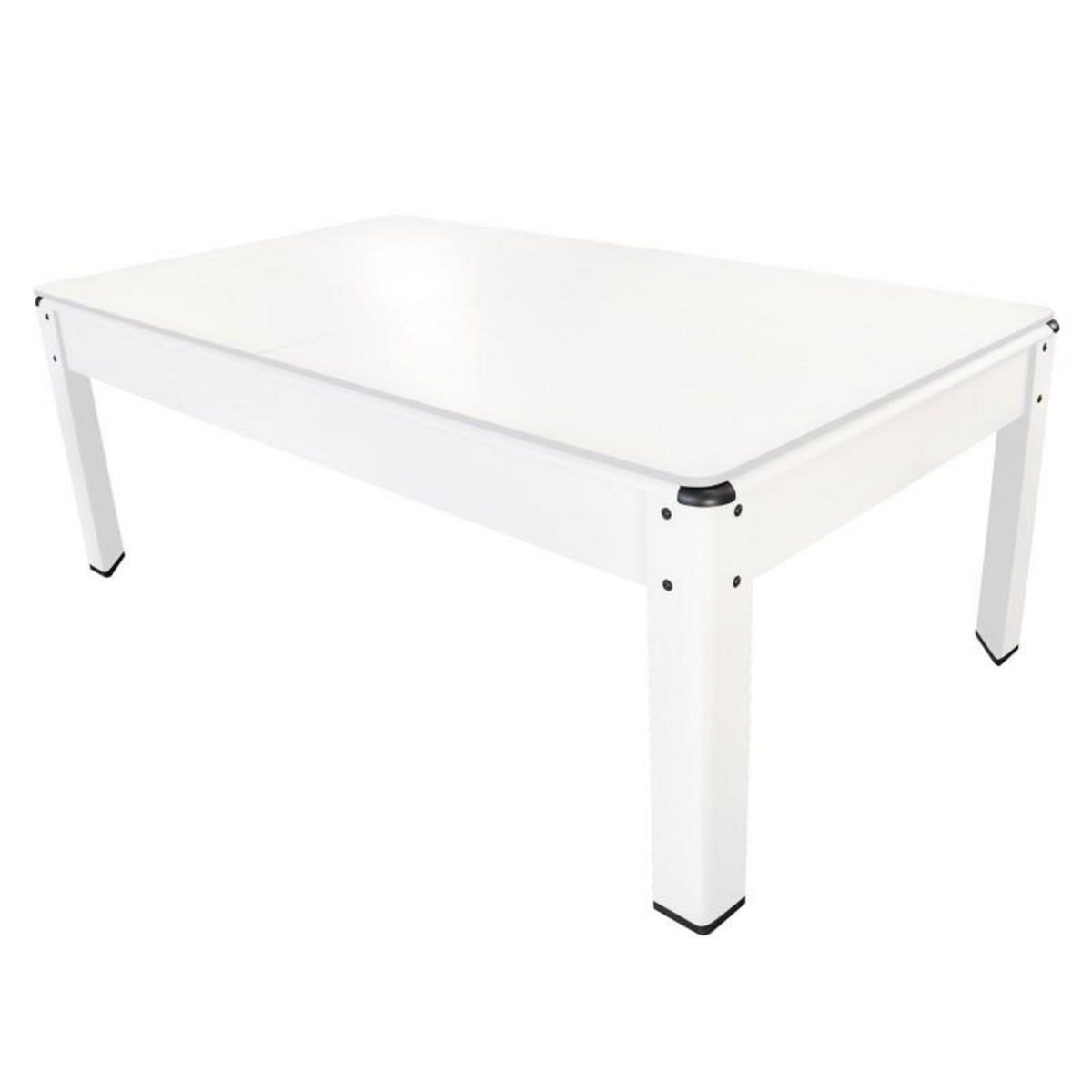 PLAY4FUN Billard Américain HARMONY 6Ft - 206,5 x 116,5 x 80 cm avec accessoires et plateau dînatoire - Couleur Ivoire