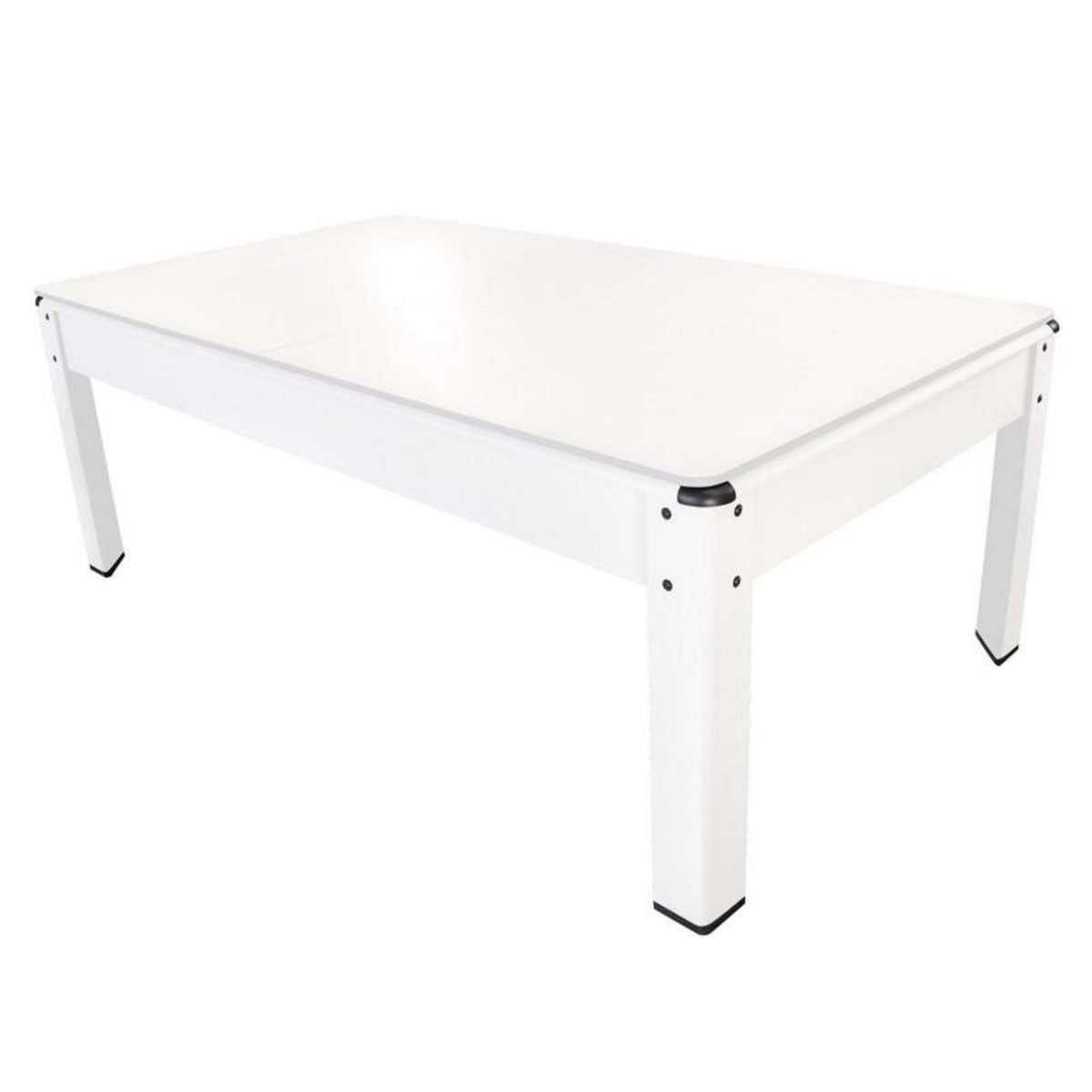 PLAY4FUN Billard Américain HARMONY 6Ft - 206,5 x 116,5 x 80 cm avec accessoires et plateau dînatoire - Couleur Ivoire