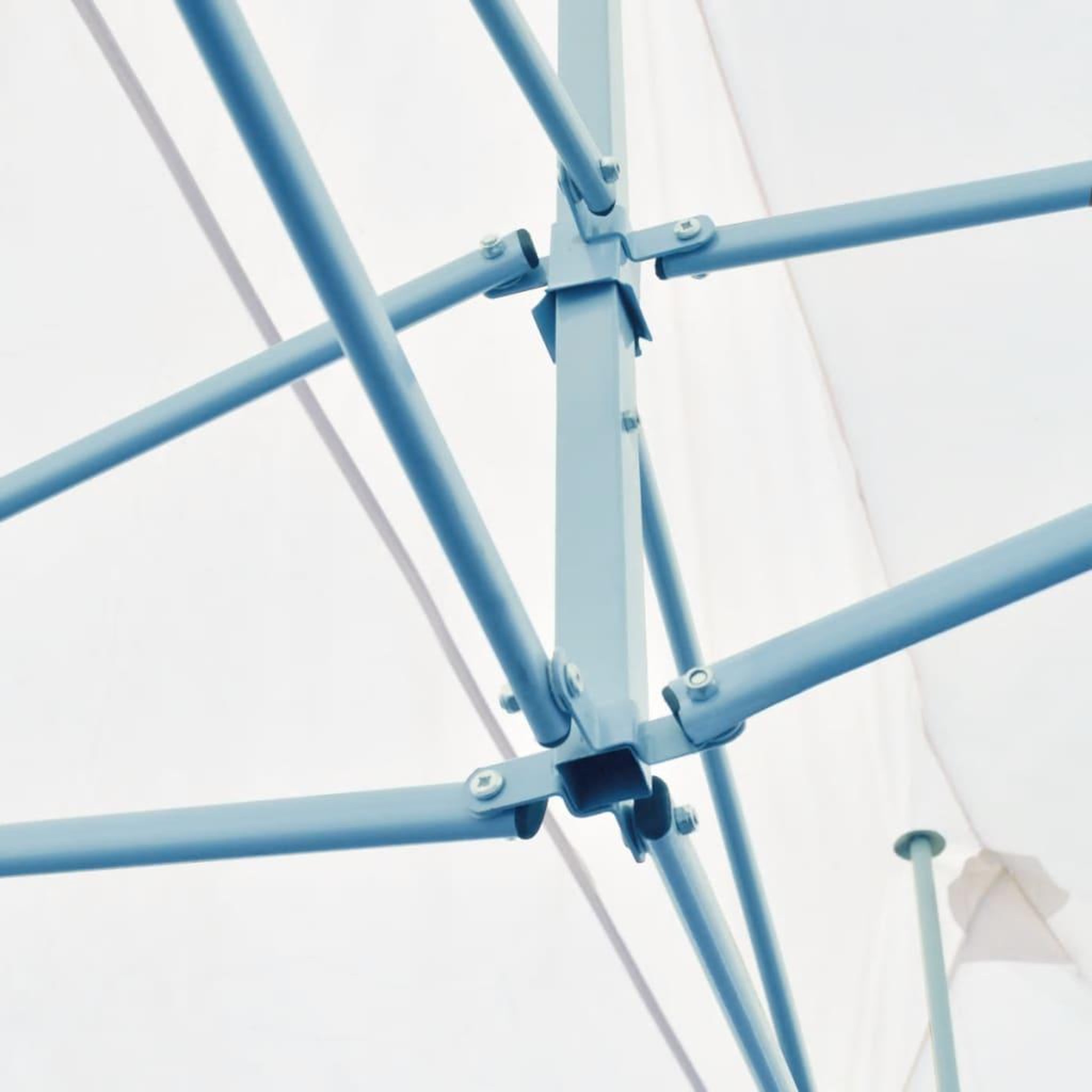 Voir la diapositive 4 : VIDAXL Tente de reception pliable avec parois 3 x 6 m acier blanc