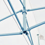 Voir la diapositive 4 : VIDAXL Tente de reception pliable avec parois 3 x 6 m Acier Blanc