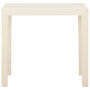 Voir la diapositive 2 : VIDAXL Table de jardin Blanc 79x65x72 cm Plastique