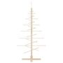 Voir la diapositive 4 : VIDAXL Arbre de Noël en bois pour decoration 125 cm bois massif de pin