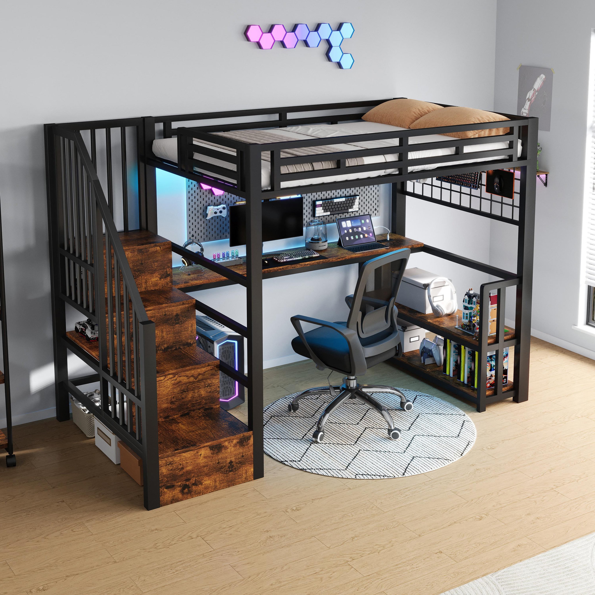 Voir la diapositive 5 : MERAX Lit mezzanine